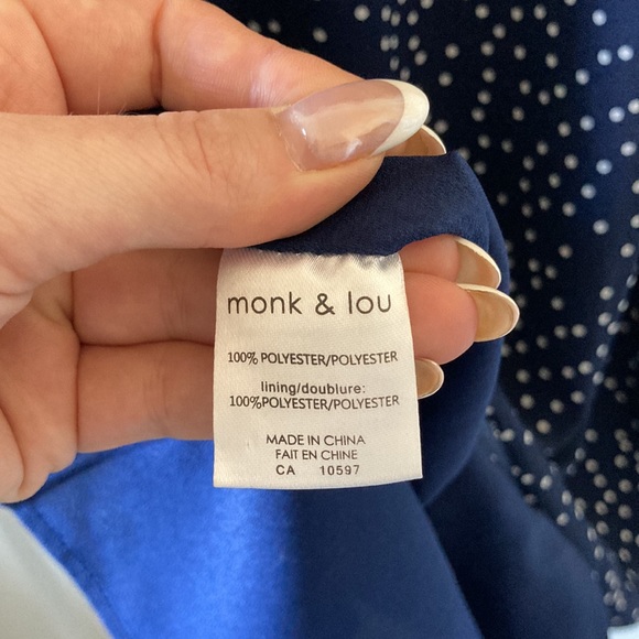 Monk & Lou Polka-Dot Sleeveless Dress - Picture 7 of 7